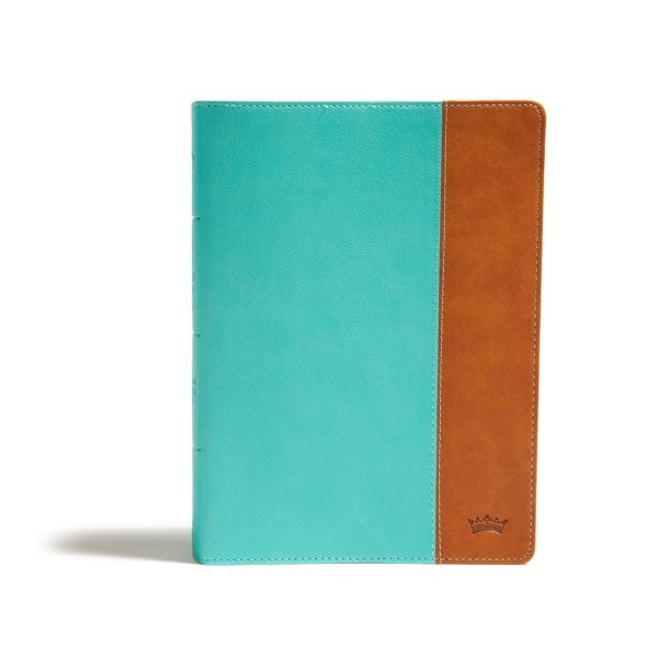 Cover image for CSB Tony Evans Study Bible, Teal/Earth Leathertouch, isbn: 9781087720302