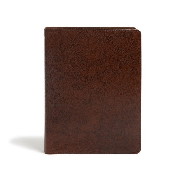 Cover image for KJV Study Bible, Full-Color, Brown Bonded Leather, Indexed, isbn: 9781087722009