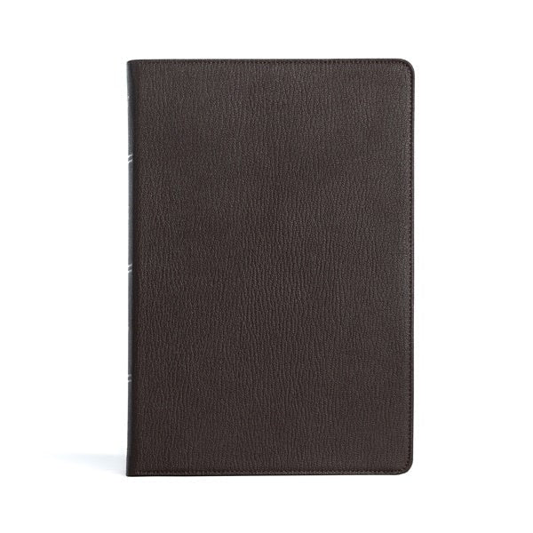 Cover image for KJV Large Print Thinline Bible, Holman Handcrafted Collection, Brown Premium Goatskin, isbn: 9781087722184