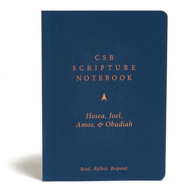 Cover image for CSB Scripture Notebook, Hosea, Joel, Amos, Obadiah, isbn: 9781087731292