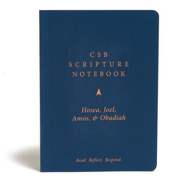 Cover image for CSB Scripture Notebook, Hosea, Joel, Amos, Obadiah, isbn: 9781087731292