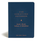 Cover image for CSB Scripture Notebook, Jonah, Micah, Nahum, Habakkuk, isbn: 9781087731353
