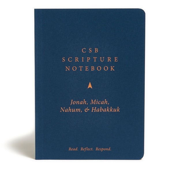 Cover image for CSB Scripture Notebook, Jonah, Micah, Nahum, Habakkuk, isbn: 9781087731353