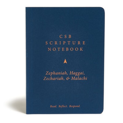 Cover image for CSB Scripture Notebook, Zephaniah, Haggai, Zechariah, Malachi, isbn: 9781087731452