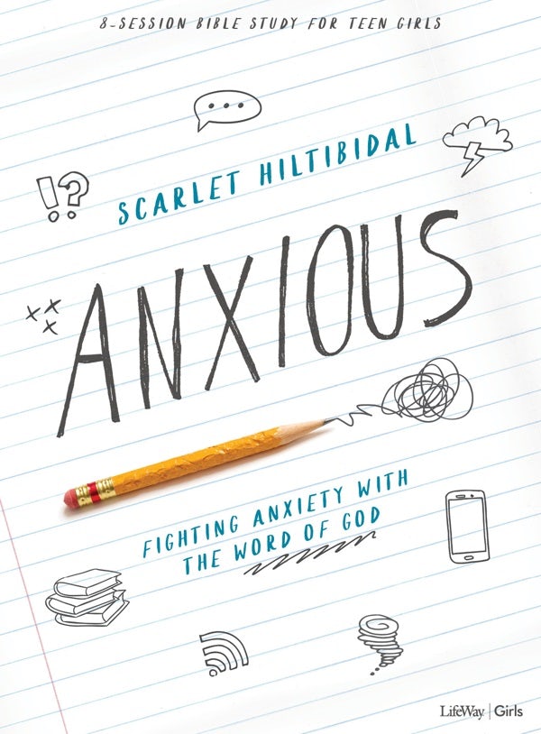 Cover image for Anxious - Teen Girls' Bible Study Book, isbn: 9781087735566