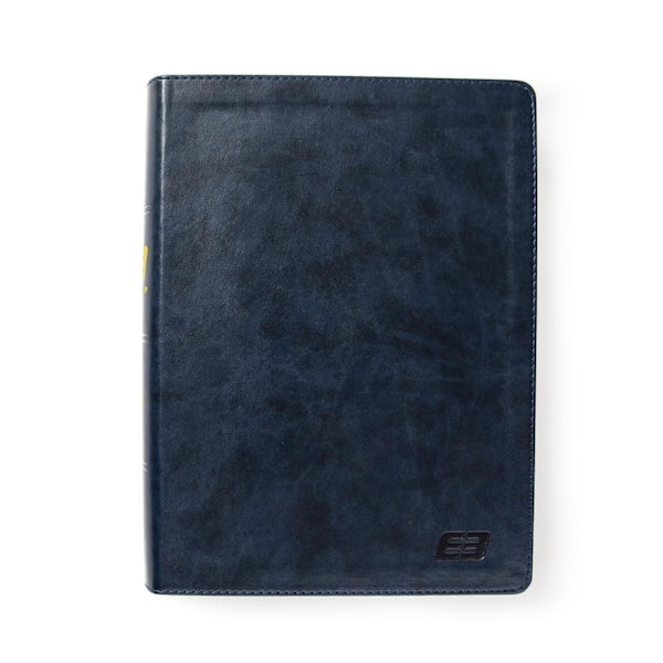 Cover image for CSB E3 Discipleship Bible, Navy Leathertouch, isbn: 9781087742175