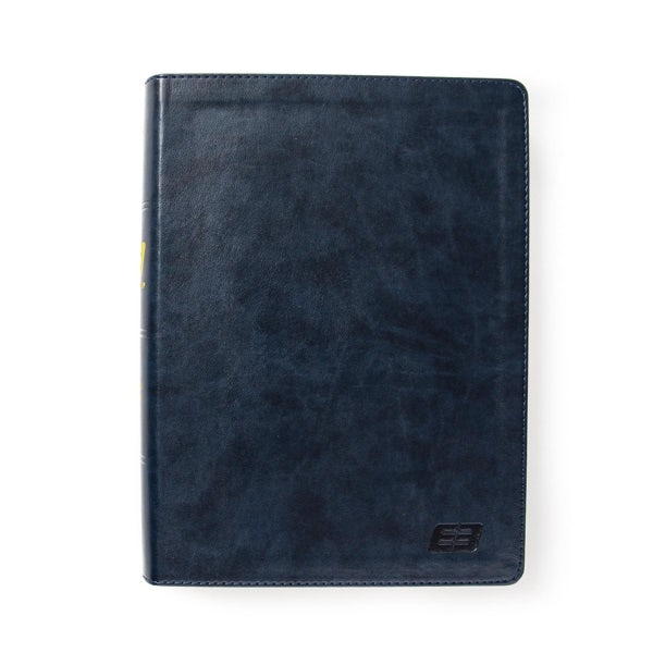 Cover image for CSB E3 Discipleship Bible, Navy Leathertouch, isbn: 9781087742175