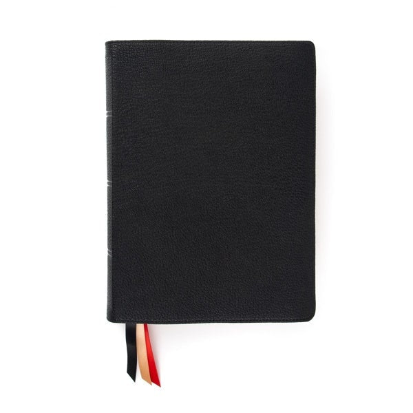 Cover image for CSB Ancient Faith Study Bible, Holman Handcrafted Collection, Premium Black Goatskin, isbn: 9781087742335