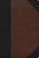 Cover image for KJV Super Giant Print Reference Bible, Black/Brown Leathertouch, Indexed, isbn: 9781087743073