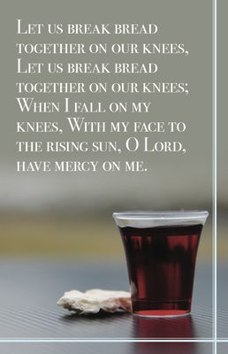 Cover image for Communion Bulletin: Let Us Break Bread (Package of 100), isbn: 9781087754871
