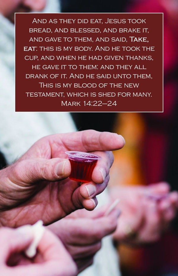 Cover image for Communion Bulletin: As They Did Eat (Package of 100), isbn: 9781087754888