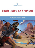 Cover image for The Gospel Project for Kids: Older Kids Activity Pages - Volume 4: From Unity to Division, isbn: 9781087758268