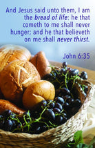 Cover image for Communion Bulletin: The Bread of Life (Package of 100), isbn: 9781087765013