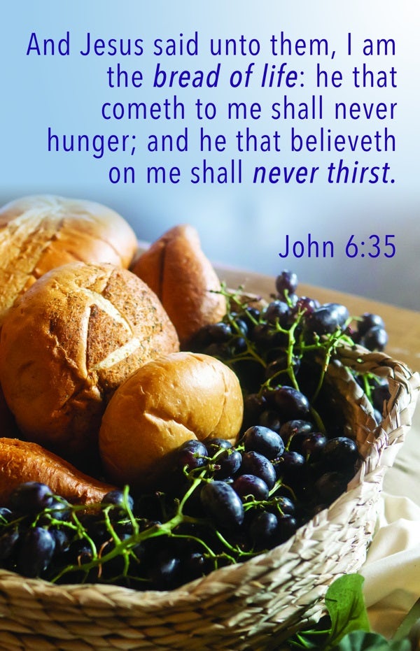 Cover image for Communion Bulletin: The Bread of Life (Package of 100), isbn: 9781087765013