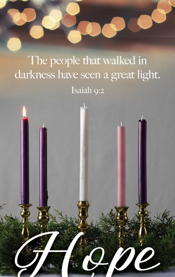 Cover image for Advent Bulletin: Hope (Package of 100), isbn: 9781087765099