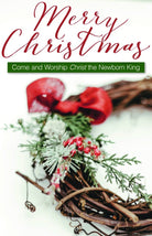 Cover image for Christmas Bulletin: Come and Worship (Package of 100), isbn: 9781087765181
