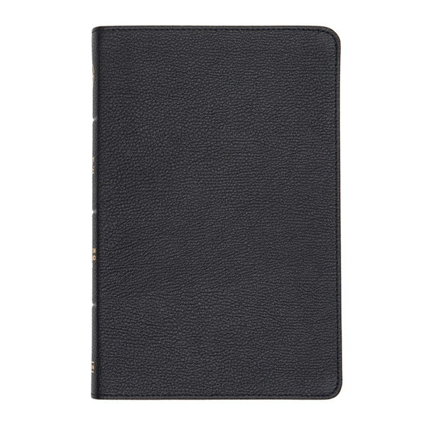 Cover image for CSB Thinline Bible, Black Genuine Leather, Indexed, isbn: 9781087767659