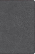 Cover image for CSB Thinline Bible, Charcoal Leathertouch, isbn: 9781087767697