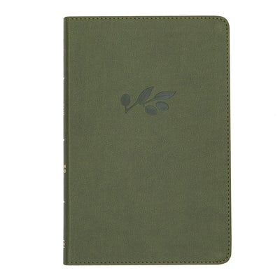 Cover image for CSB Thinline Reference Bible, Olive Leathertouch, isbn: 9781087767796
