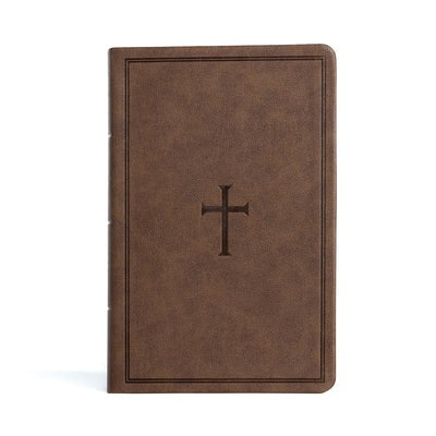 Cover image for CSB Large Print Personal Size Reference Bible, Brown Leathertouch, isbn: 9781087774459