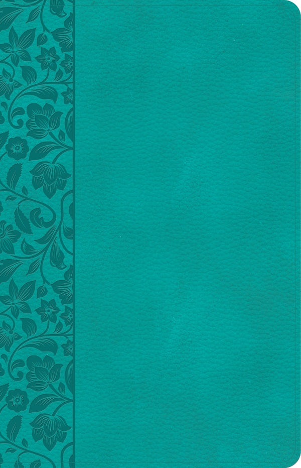 Cover image for CSB Large Print Personal Size Reference Bible, Teal Leathertouch, Indexed, isbn: 9781087774589
