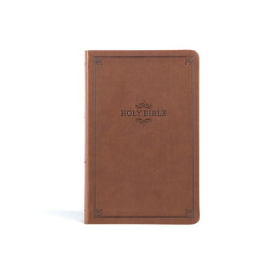Cover image for KJV Thinline Bible, Value Edition, Brown Leathertouch, isbn: 9781087774732
