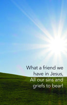 Cover image for Funeral Bulletin: What a Friend (Package of 100), isbn: 9781087775531