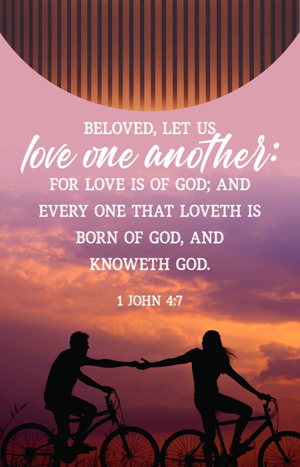 Cover image for General Worship Bulletin: Let Us Love (Package of 100), isbn: 9781087775722