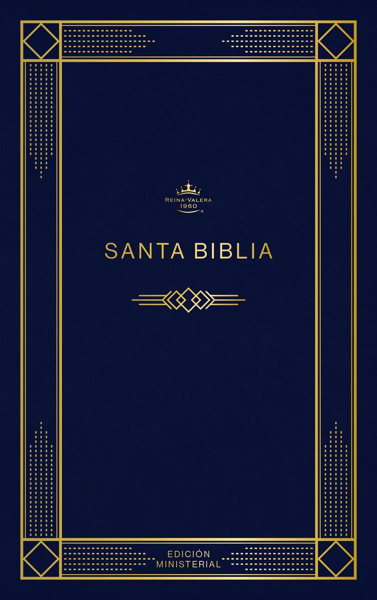 Cover image for Rvr 1960 Biblia Edición Ministerial, Azul Oscuro, Tapa Rústica, isbn: 9781087781129