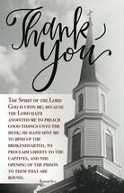 Cover image for Pastor Appreciation Bulletin: Thank You Pastor (Package of 100), isbn: 9781087781730