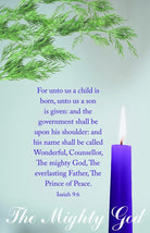Cover image for Advent Bulletin: The Mighty God (Package of 100), isbn: 9781087781938