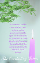 Cover image for Advent Bulletin: The Everlasting Father (Package of 100), isbn: 9781087781945