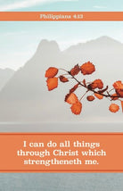 Cover image for General Worship Bulletin: Of His Might (Package of 100), isbn: 9781087782300