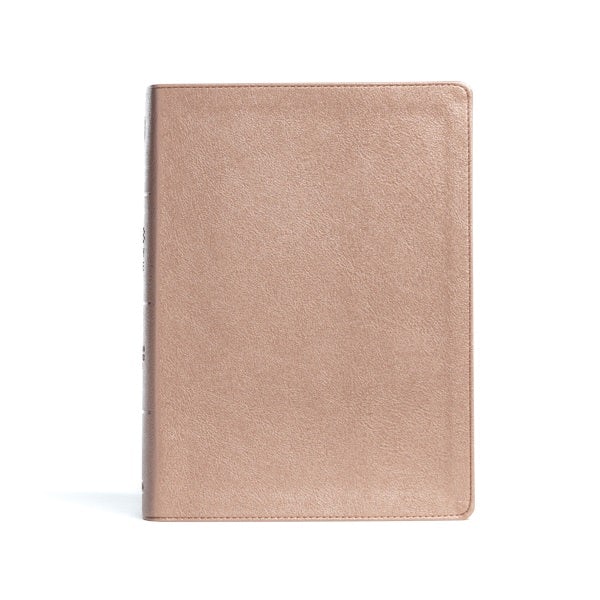 Cover image for CSB Study Bible, Rose Gold Leathertouch, isbn: 9781087782577