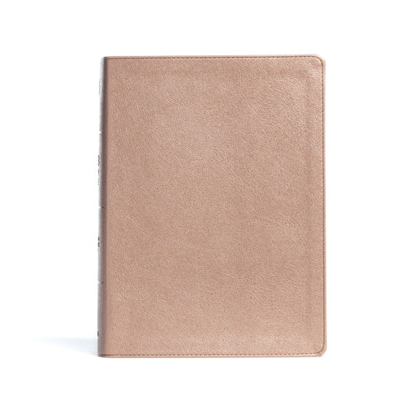 Cover image for CSB Study Bible, Rose Gold Leathertouch, Indexed, isbn: 9781087782584
