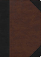 Cover image for CSB Verse-By-Verse Reference Bible, Black/Brown Leathertouch, isbn: 9781087782690