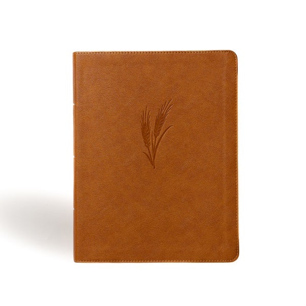 Cover image for CSB Notetaking Bible, Large Print Edition, Camel Leathertouch, isbn: 9781087785516