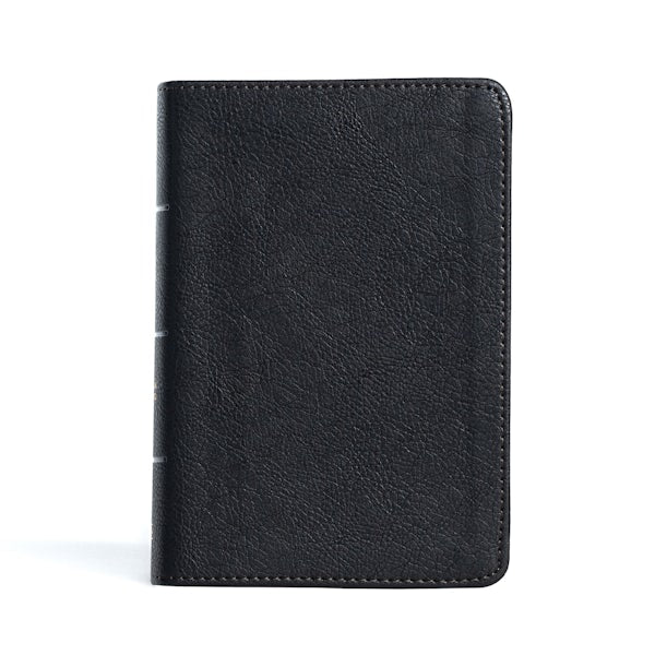 Cover image for CSB Large Print Compact Reference Bible, Black Leathertouch, isbn: 9781087785653
