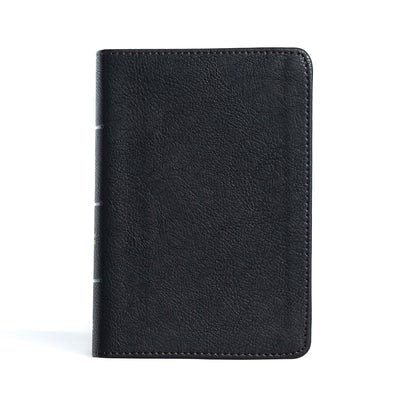 Cover image for CSB Large Print Compact Reference Bible, Black Leathertouch, isbn: 9781087785653