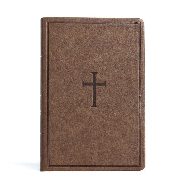 Cover image for CSB Giant Print Reference Bible, Brown Leathertouch, isbn: 9781087785721