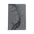 Cover image for CSB Giant Print Reference Bible, Charcoal Leathertouch, isbn: 9781087785745