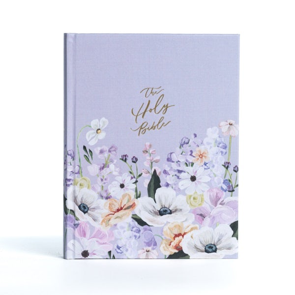 Cover image for KJV Notetaking Bible, Large Print Hosanna Revival Edition, Lavender/Peach Cloth Over Board, isbn: 9781087785837