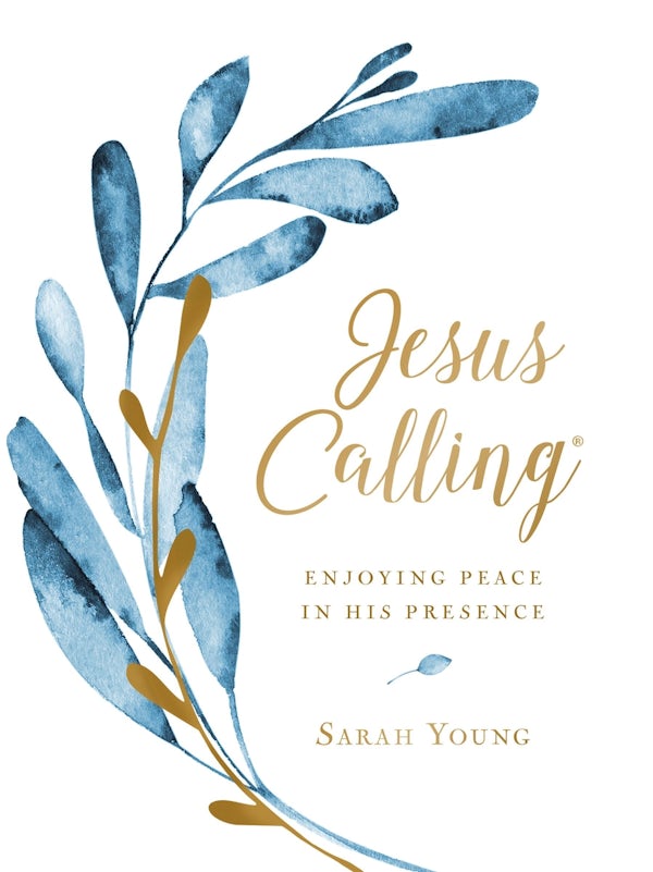 Cover image for Jesus Calling, Large Text Cloth Botanical, with Full Scriptures, isbn: 9781400209286