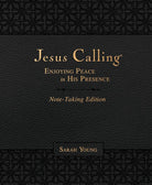 Cover image for Jesus Calling Note-Taking Edition, Leathersoft, Black, with Full Scriptures, isbn: 9781400213702
