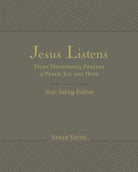 Cover image for Jesus Listens Note-Taking Edition, Leathersoft, Gray, with Full Scriptures, isbn: 9781400235476