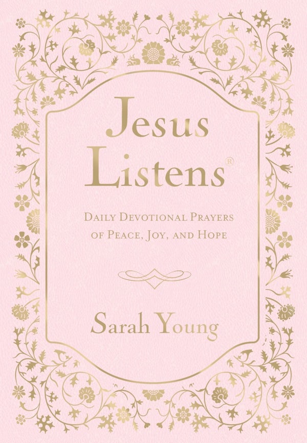 Cover image for Jesus Listens, Pink Leathersoft, with Scripture References, isbn: 9781400258369