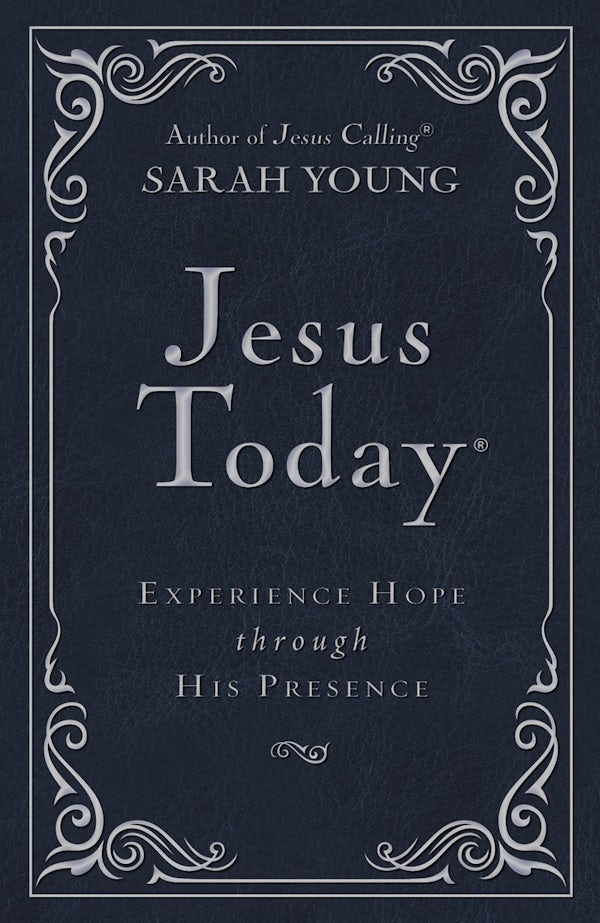 Cover image for Jesus Today Deluxe Edition, Leathersoft, Navy, with Full Scriptures, isbn: 9781400322909