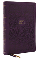 Cover image for KJV Holy Bible with 73,000 Center-Column Cross References, Purple Leathersoft, Red Letter, Comfort Print (Thumb Indexed): King James Version, isbn: 9781400331215