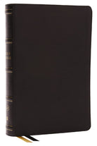 Cover image for KJV Holy Bible with 73,000 Center-Column Cross References, Black Genuine Leather, Red Letter, Comfort Print (Thumb Indexed): King James Version, isbn: 9781400331611