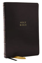 Cover image for KJV Holy Bible with Apocrypha and 73,000 Center-Column Cross References, Black Leathersoft, Red Letter, Comfort Print (Thumb Indexed): King James Version, isbn: 9781400332014